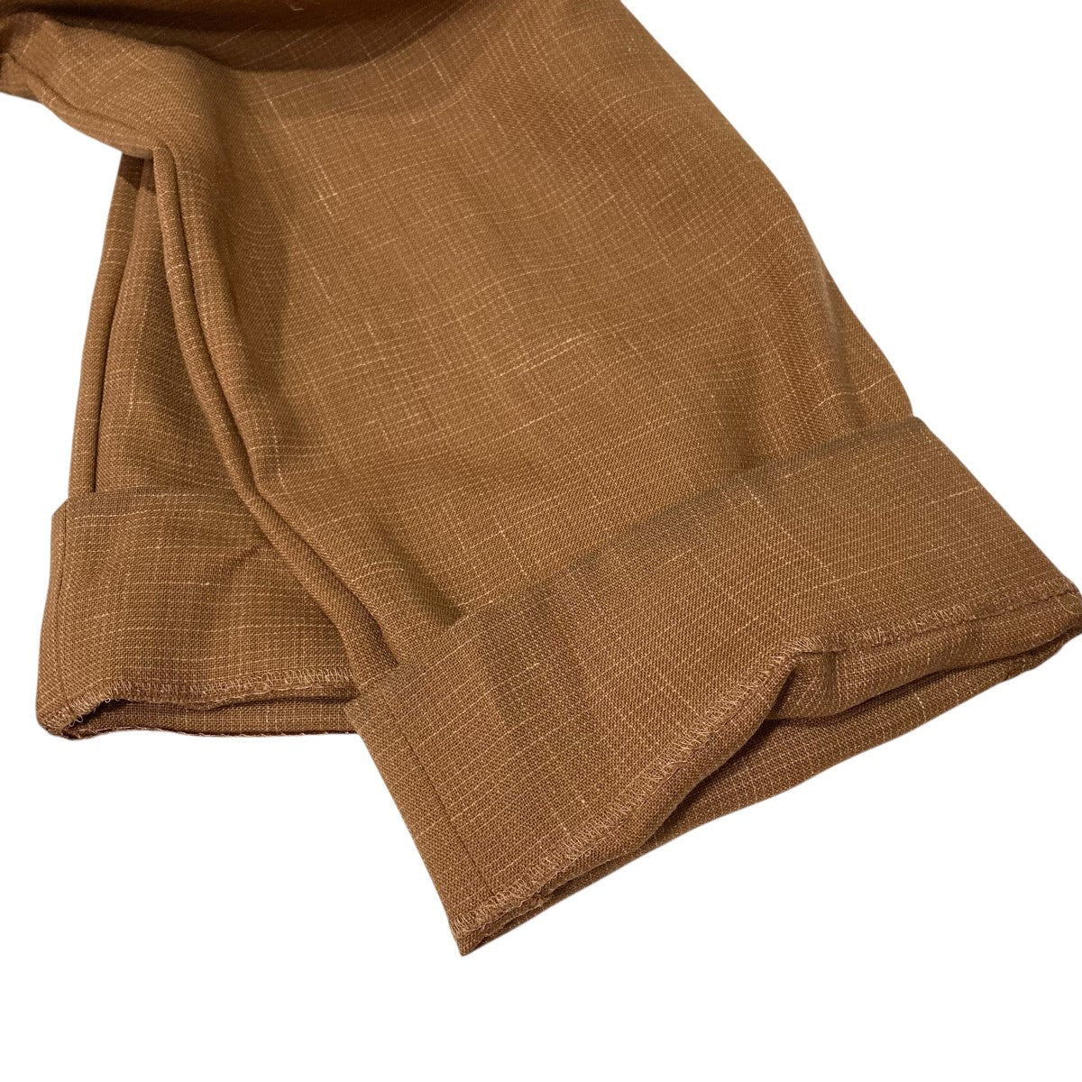 AURALEE リネンギャバジンスラックス 4 BROWN AURALEE(オーラリー) スラックスA20SP02CL WOOL CUPRA LINEN