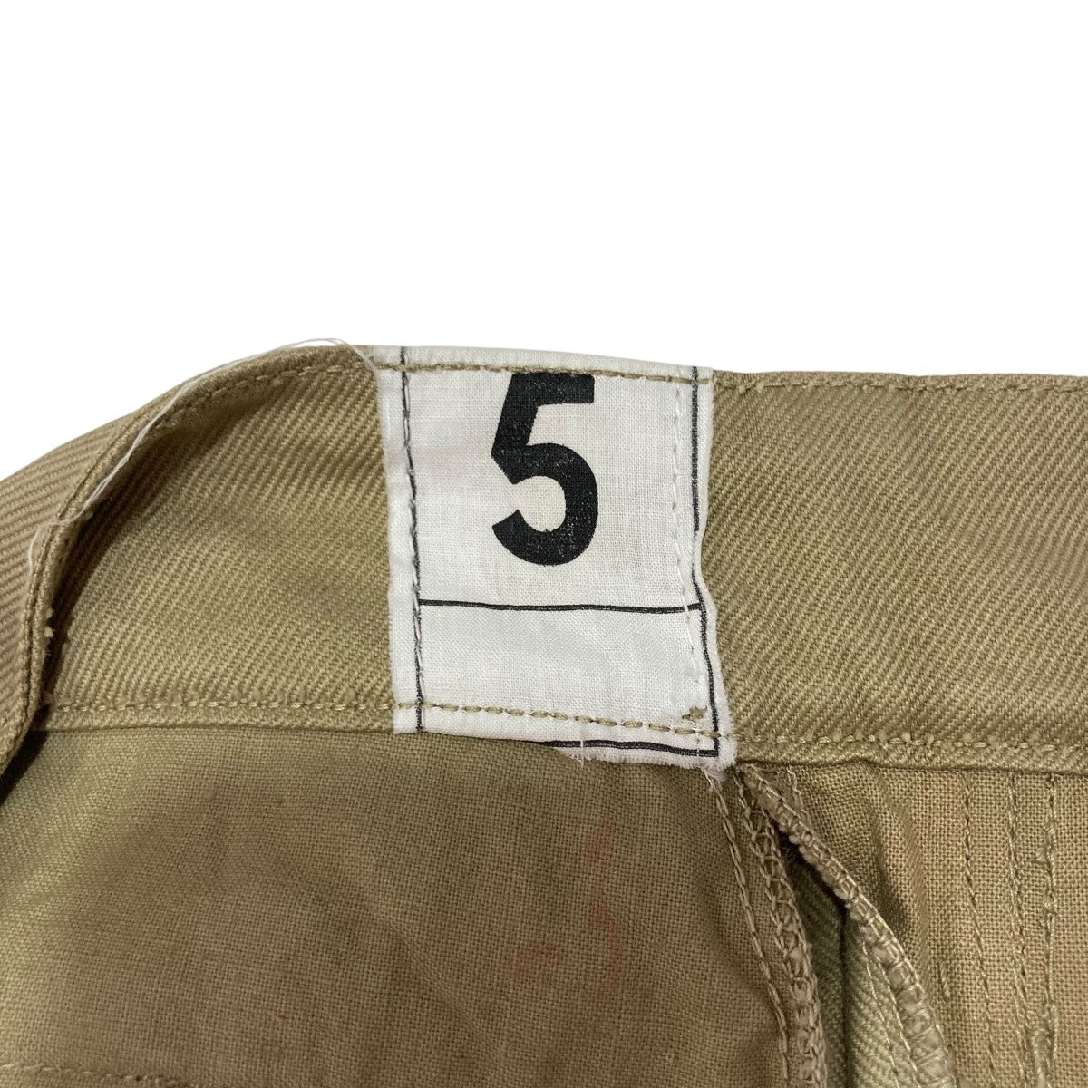 French Army M52チノショーツ 古着・中古-5枚目のアイテム画像