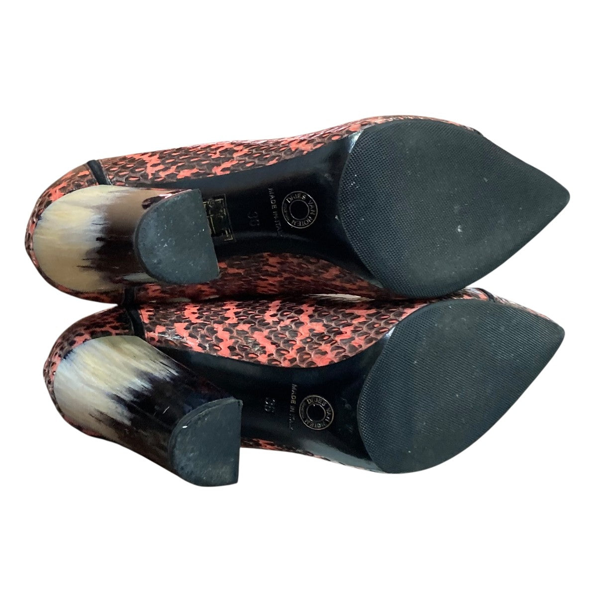 DRIES VAN NOTEN(ドリスヴァンノッテン) パイソンパンプス