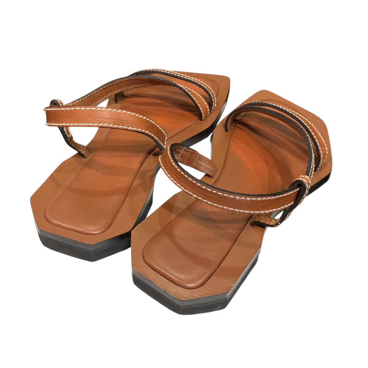 CALF FLAT SANDALフラットサンダルWBW40010C