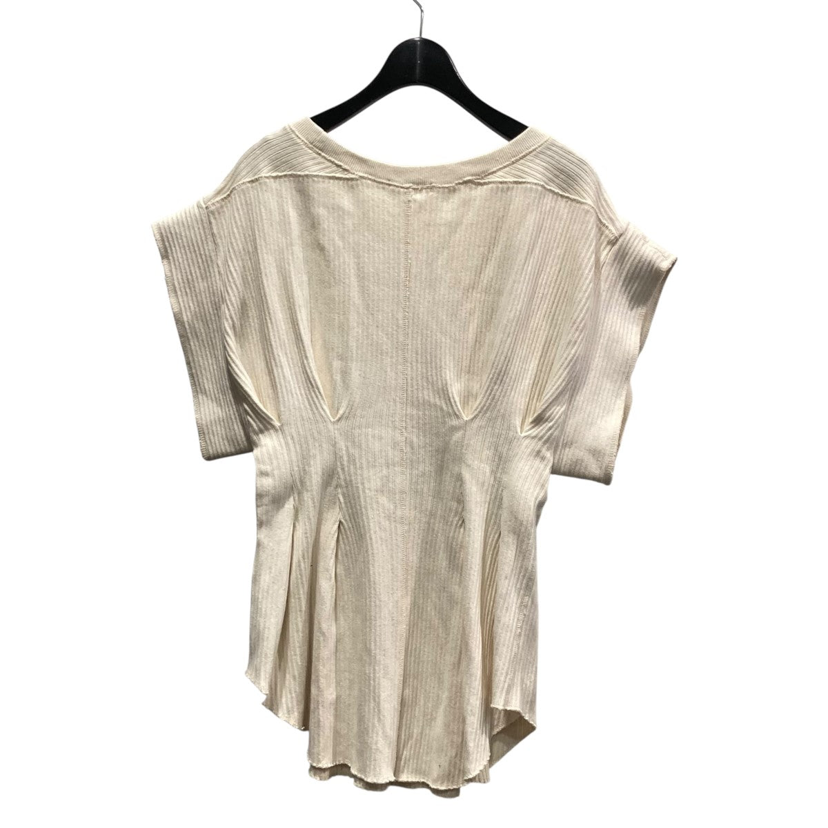 CLANE アイボリーサイズ2 CLANE(クラネ) AKKO SLEEVE HEAVY RIBリブカットソー12105-1212