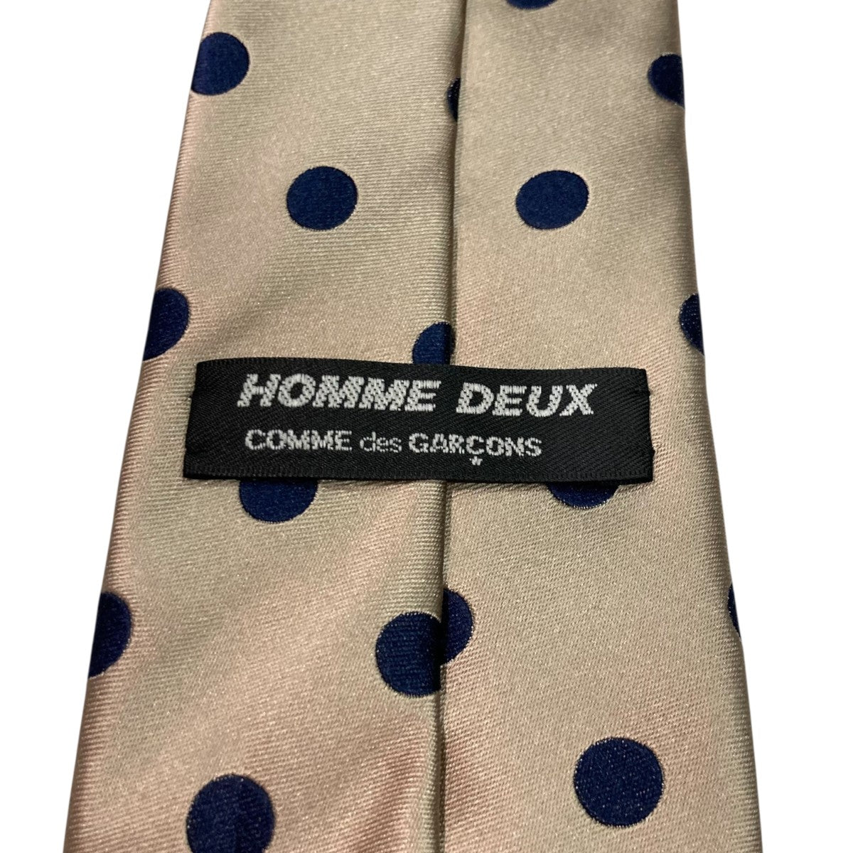 COMME des GARCONS HOMME ネクタイ シルク ドット コムデギャルソンオムCOMME des GARCONS HOMME ドット刺繍シルク