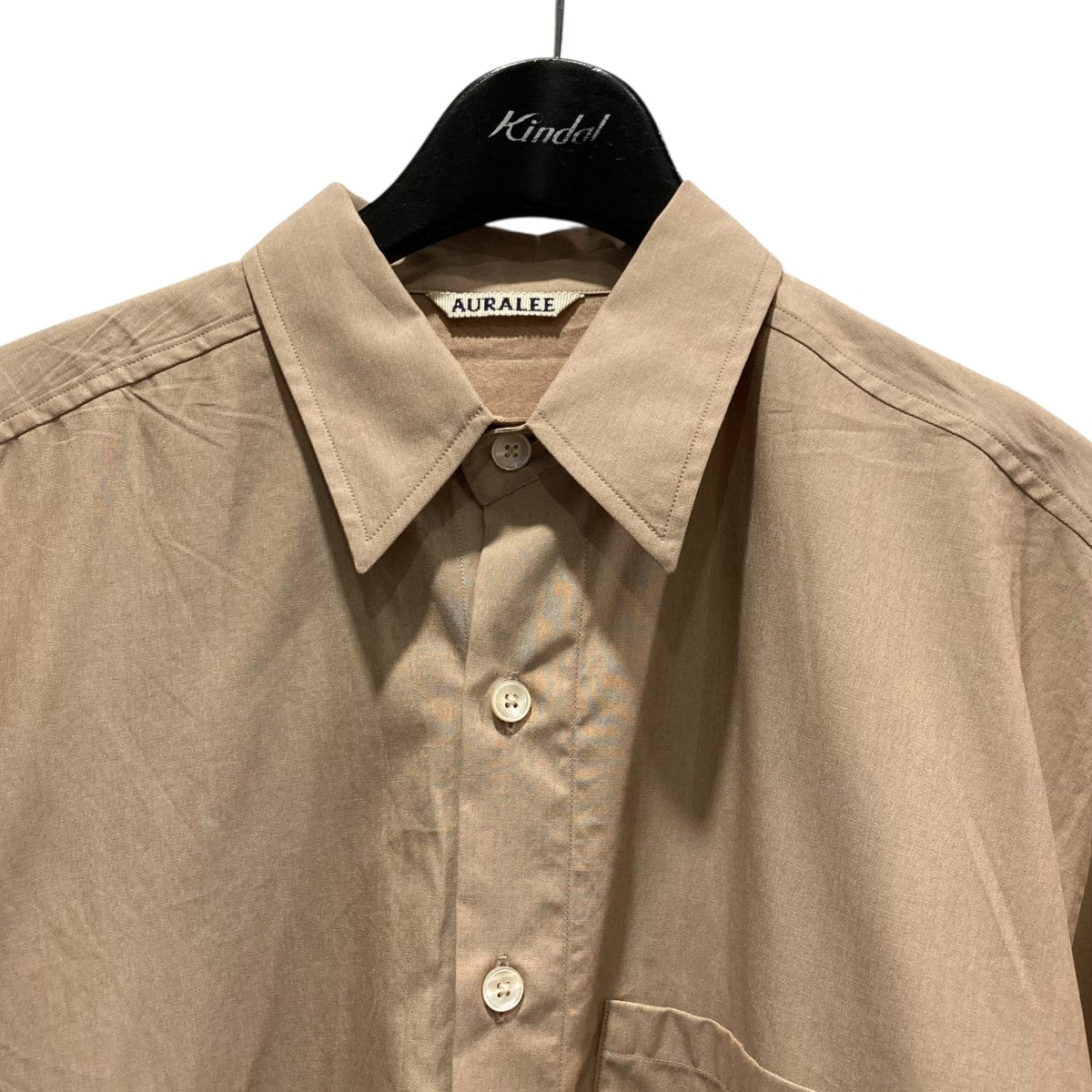 AURALEE【オーラリー】HALF SLEEVED SHIRT 半袖シャツ AURALEE LINEN SILK TWEED HALF SLEEVED SHIRT – Chum!
