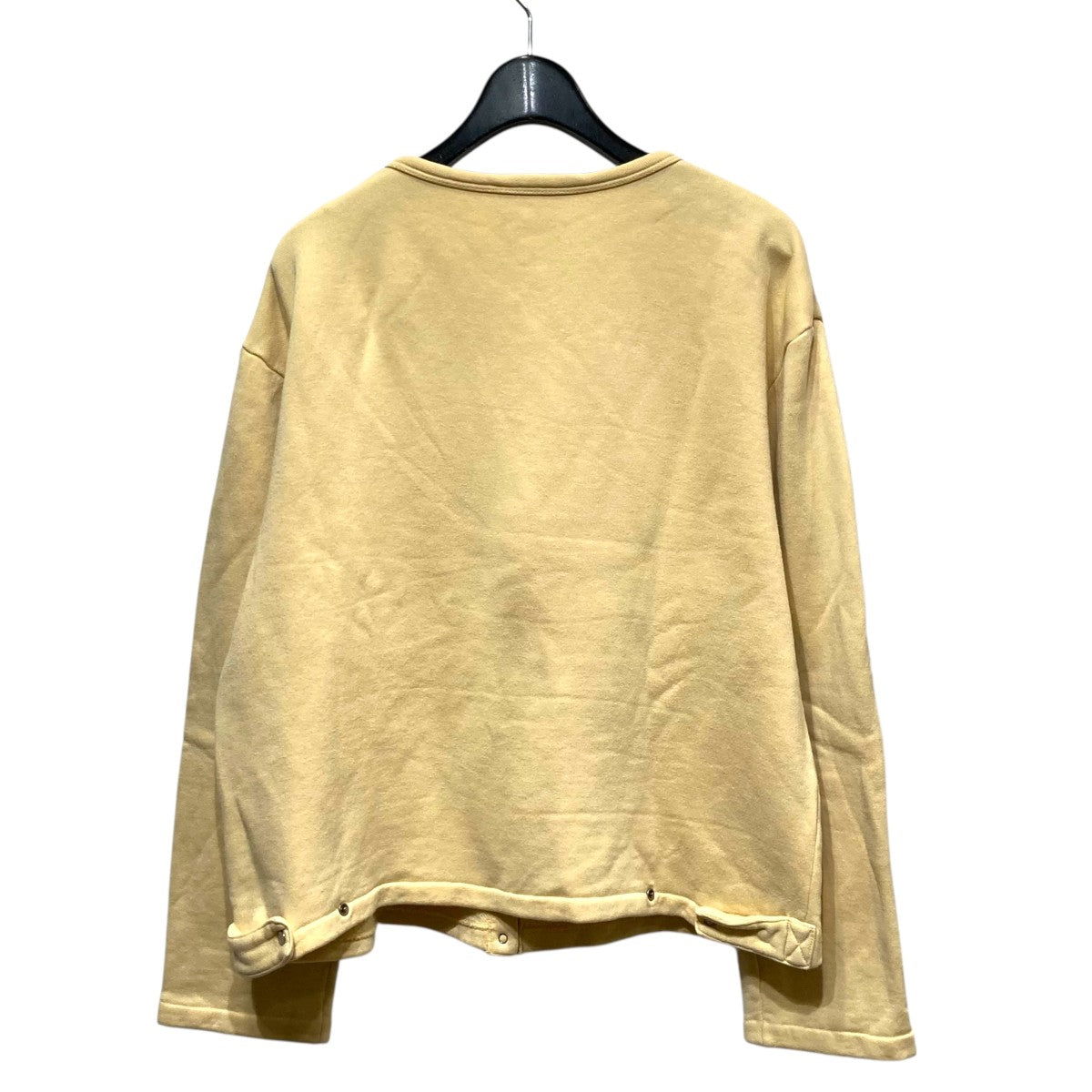 【agnes b. homme】スナップカーディガン 未使用　1サイズ agnes b(アニエスベー) スナップカーディガン イエロー サイズ 3