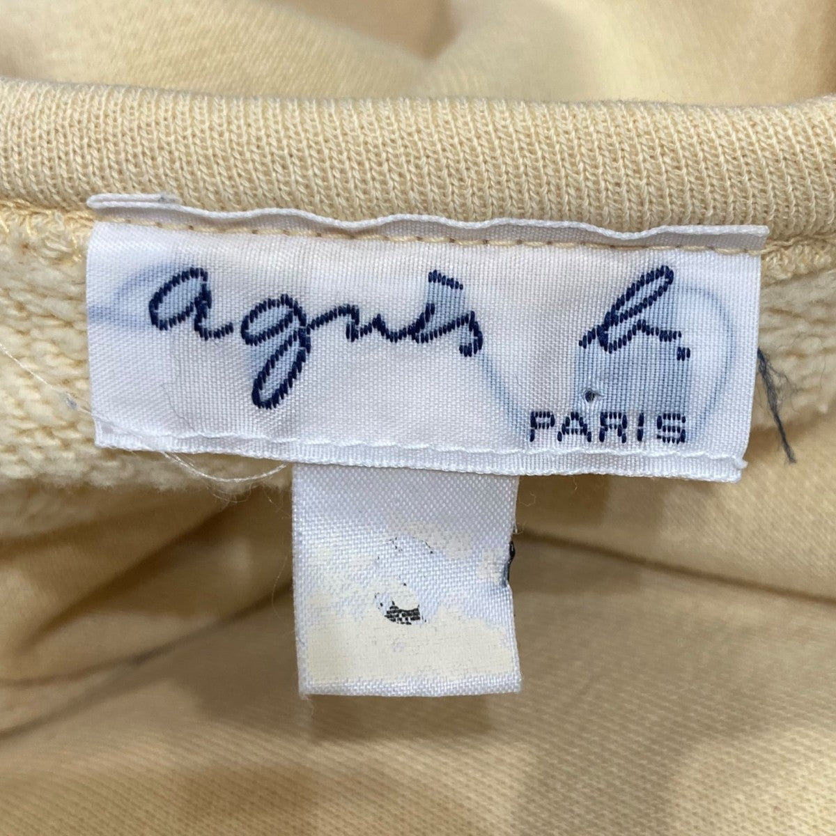 agnes b(アニエスベー) スナップカーディガン イエロー サイズ 3