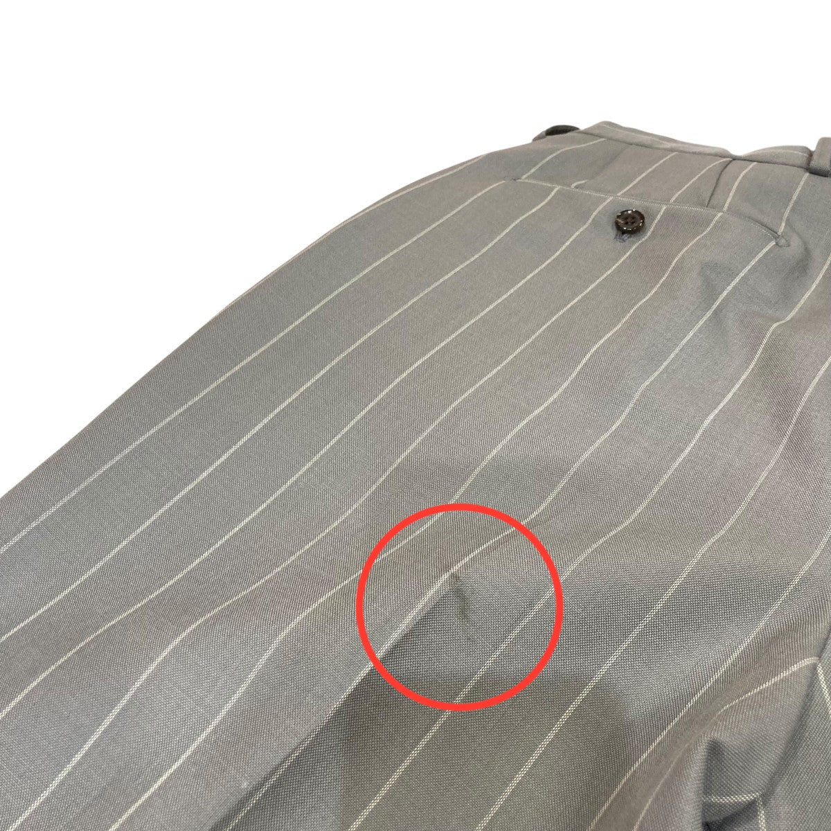 WACKO MARIA×DORMEUIL 23SSストライプスラックス グレー サイズ