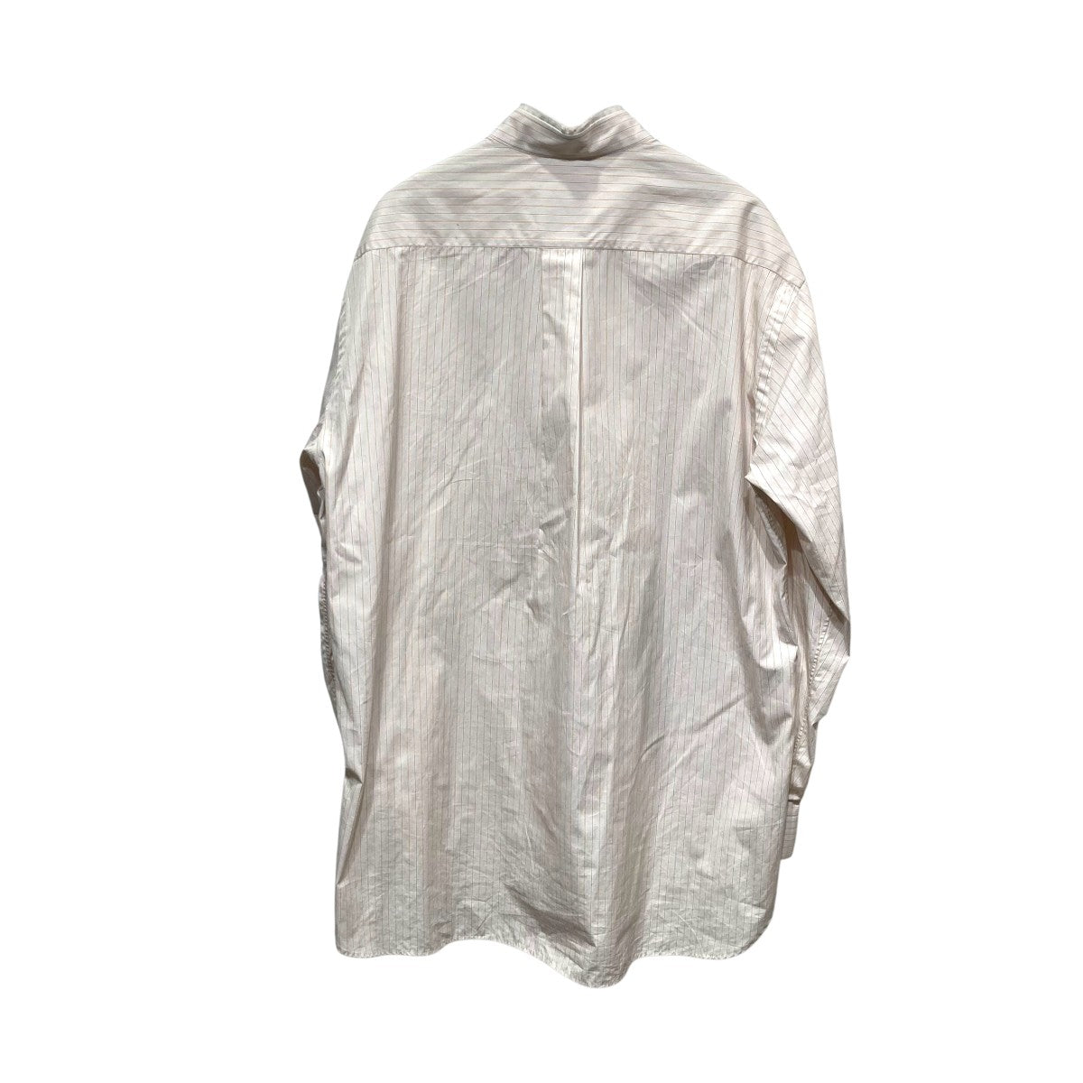 Cristaseya + Salvatore Piccolo 長袖シャツ SALVATORE PICCOLO×CRISTASEYA MAO SHIRT W/FRINGED COLLAR BLUE
