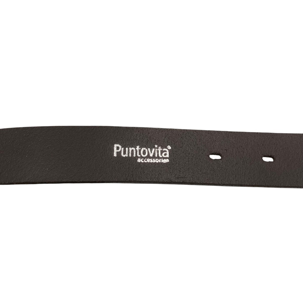 プントヴィータ　レザー　コンチョベルト　　ITARY PUNTOVITA Whim Gazette(ウィム ガゼット)の【Puntovita】レザーコンチョ