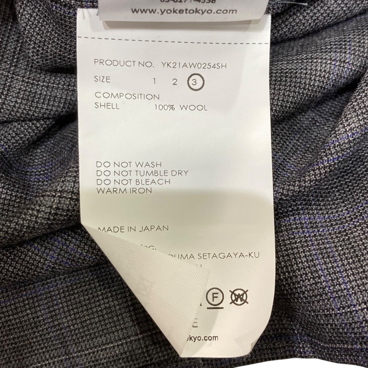 YOKE(ヨーク) OVERSIZED BIG POCKET SHIRTチェックオーバー