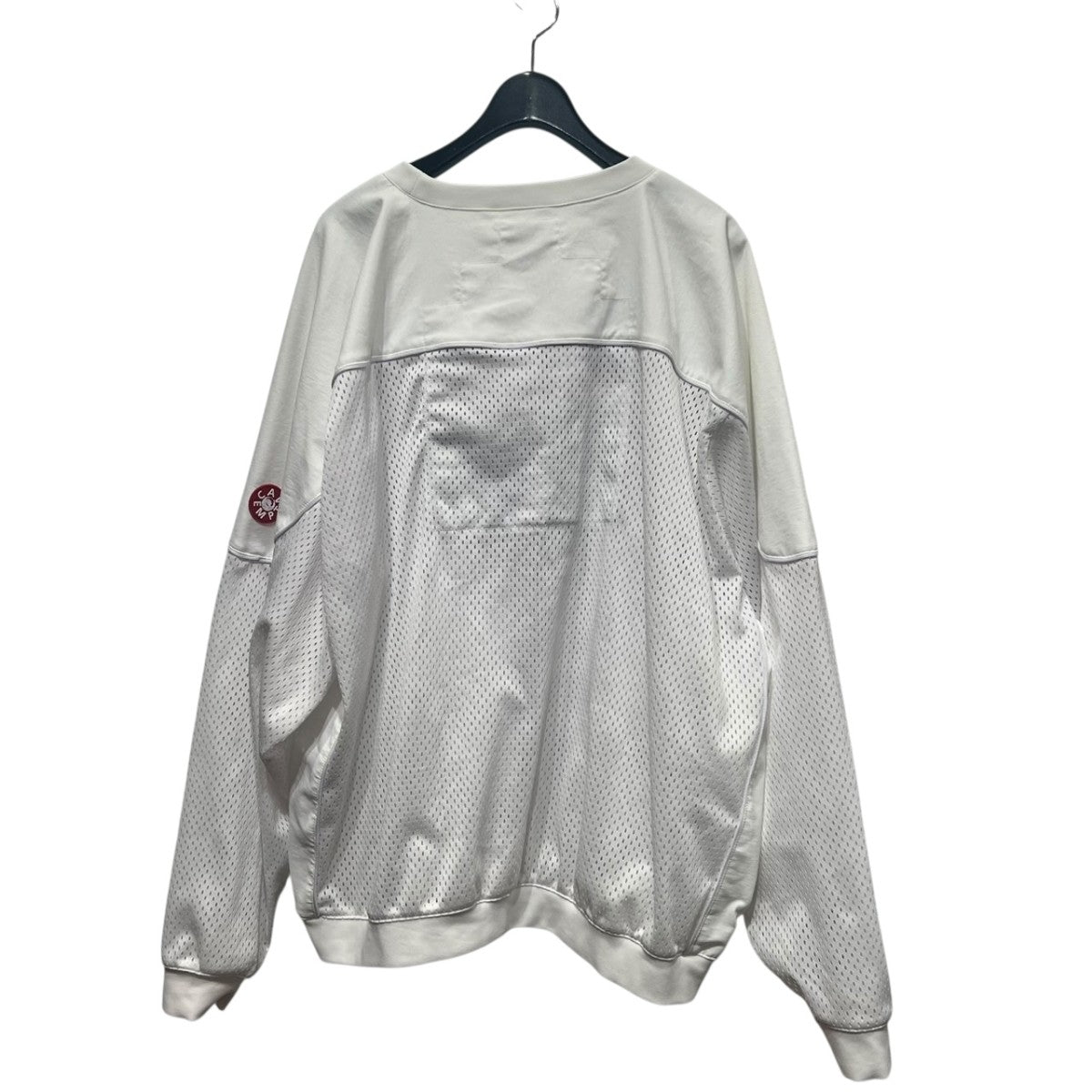 C．E(シーイー) 25SSMESH TRACK CREW NECKメッシュ切替