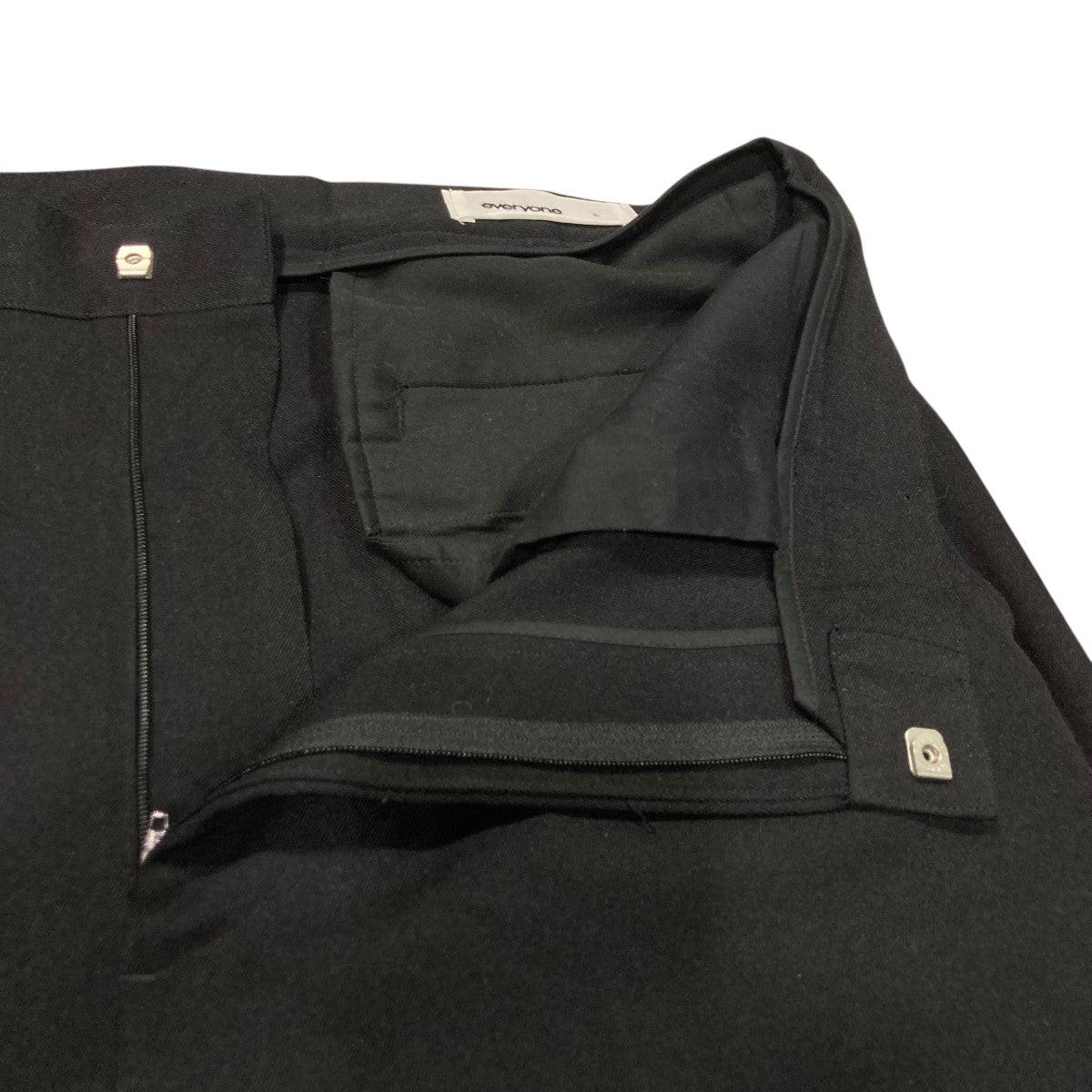 パンツ everyone FARAH wool adjustable trousers FARAH / One Tuck Side Adjustable Pants (Wool Flannel-Navy