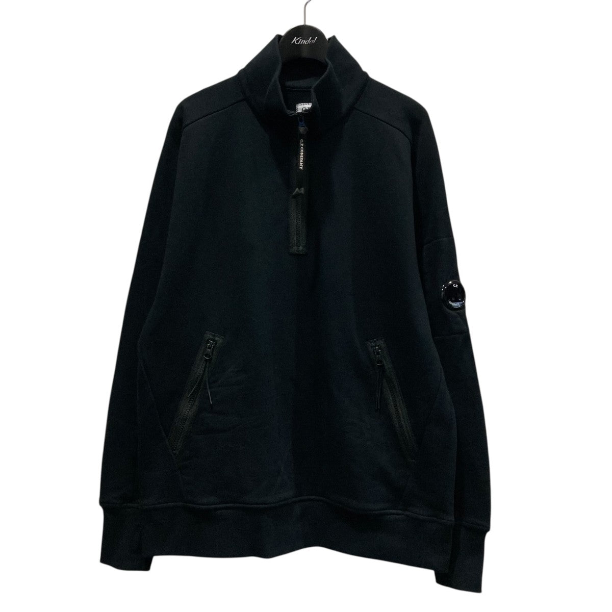 C.P. COMPANY ハフシッフフルオハシャツ 17CMSS022A006372G 995 C.P. Company ハーフジップ セーター | ブルー | FARFETCH JP