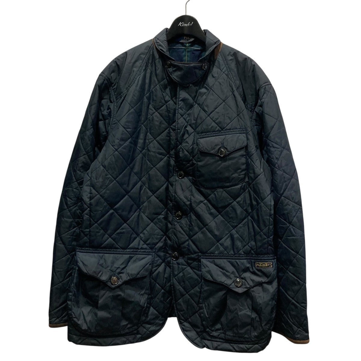 【未使用品】ポロ　ラルフローレン　ネイビー キルティングジャケット 150 中古・古着通販】POLO RALPH LAUREN (ポロ・ラルフローレン