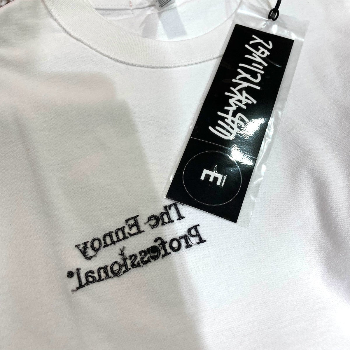 ENNOY×is-ness 2枚重ね刺繍Tシャツ ホワイト サイズ L｜【公式
