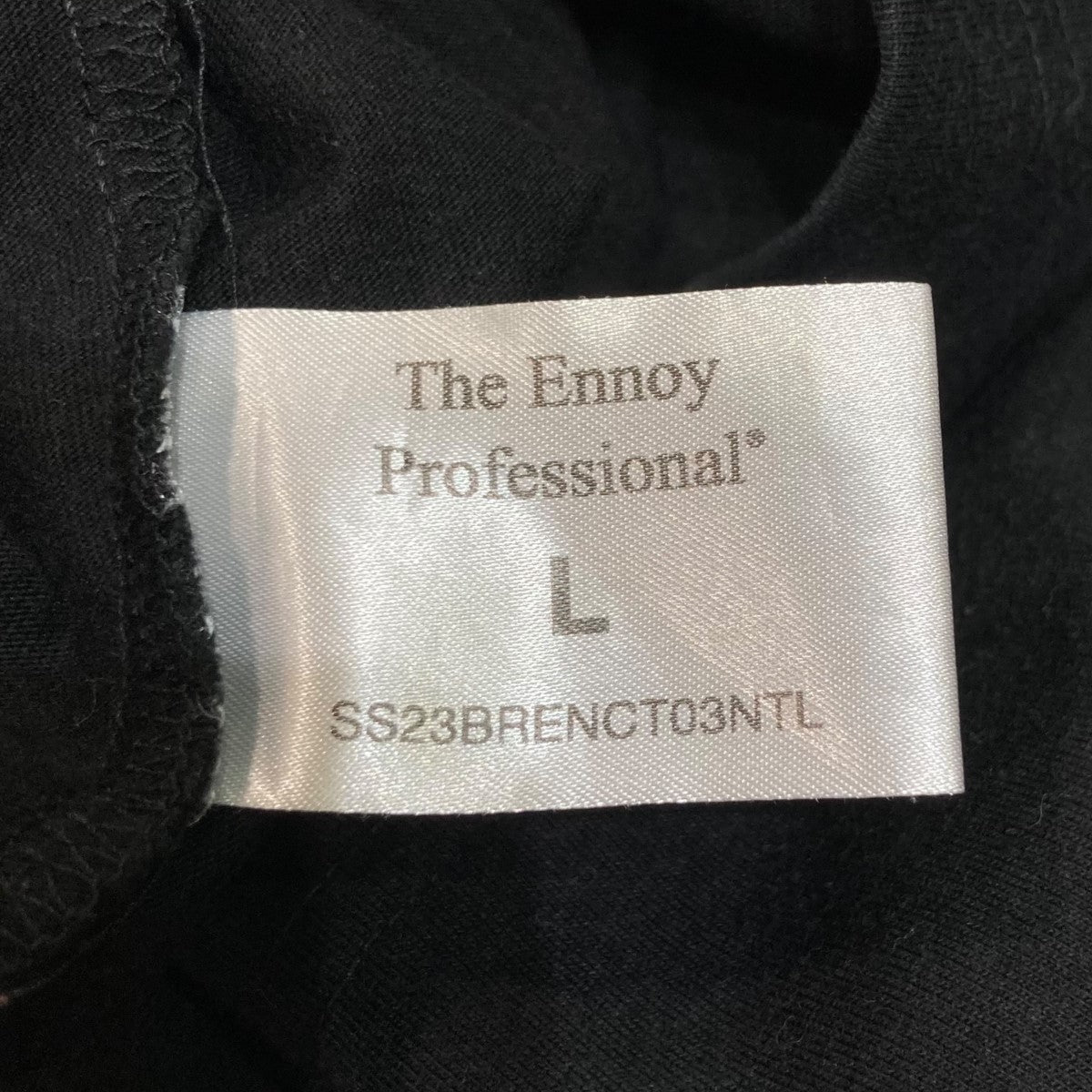 ENNOY ラバーロゴ長袖TシャツSS23BRENCT03NTL 古着・中古-5枚目のアイテム画像