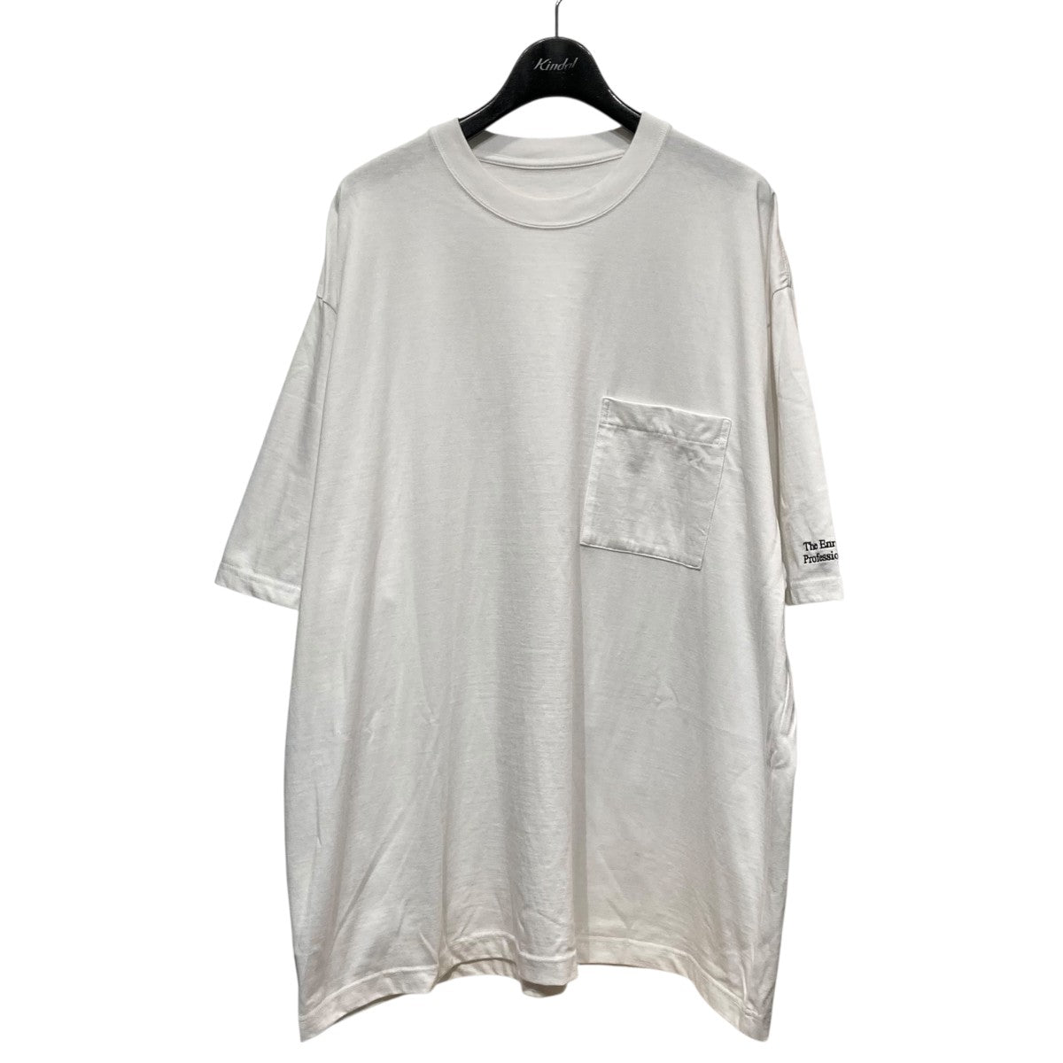 ENNOY(エンノイ) 袖ロゴ刺繍ポケットTシャツSS22BRENCT04NTL