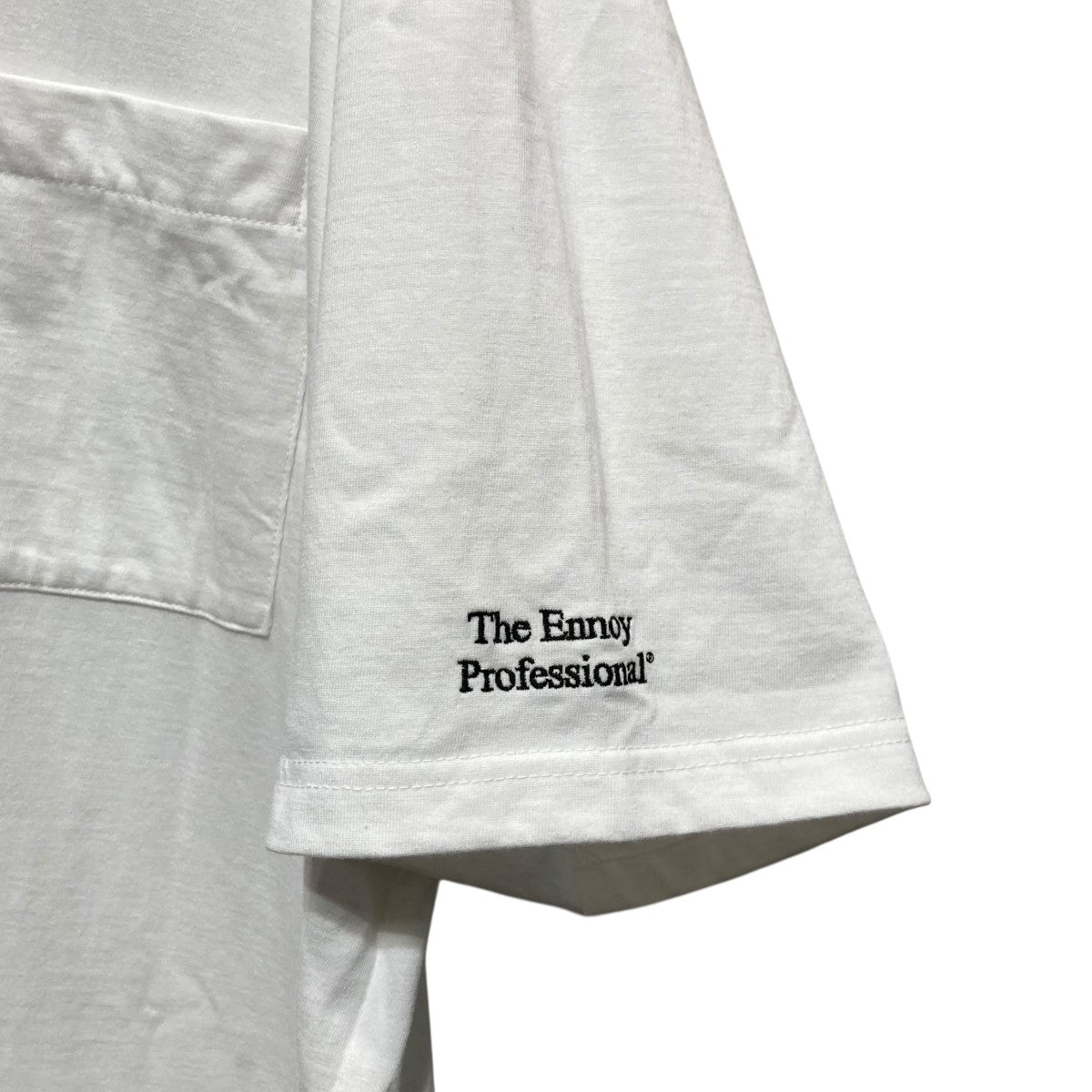 ENNOY 袖ロゴ刺繍ポケットTシャツSS22BRENCT04NTL 古着・中古-4枚目のアイテム画像