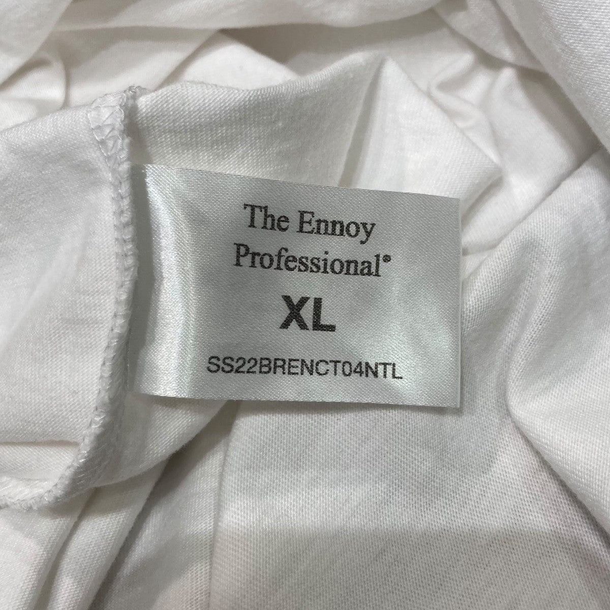 ENNOY 袖ロゴ刺繍ポケットTシャツSS22BRENCT04NTL 古着・中古-5枚目のアイテム画像