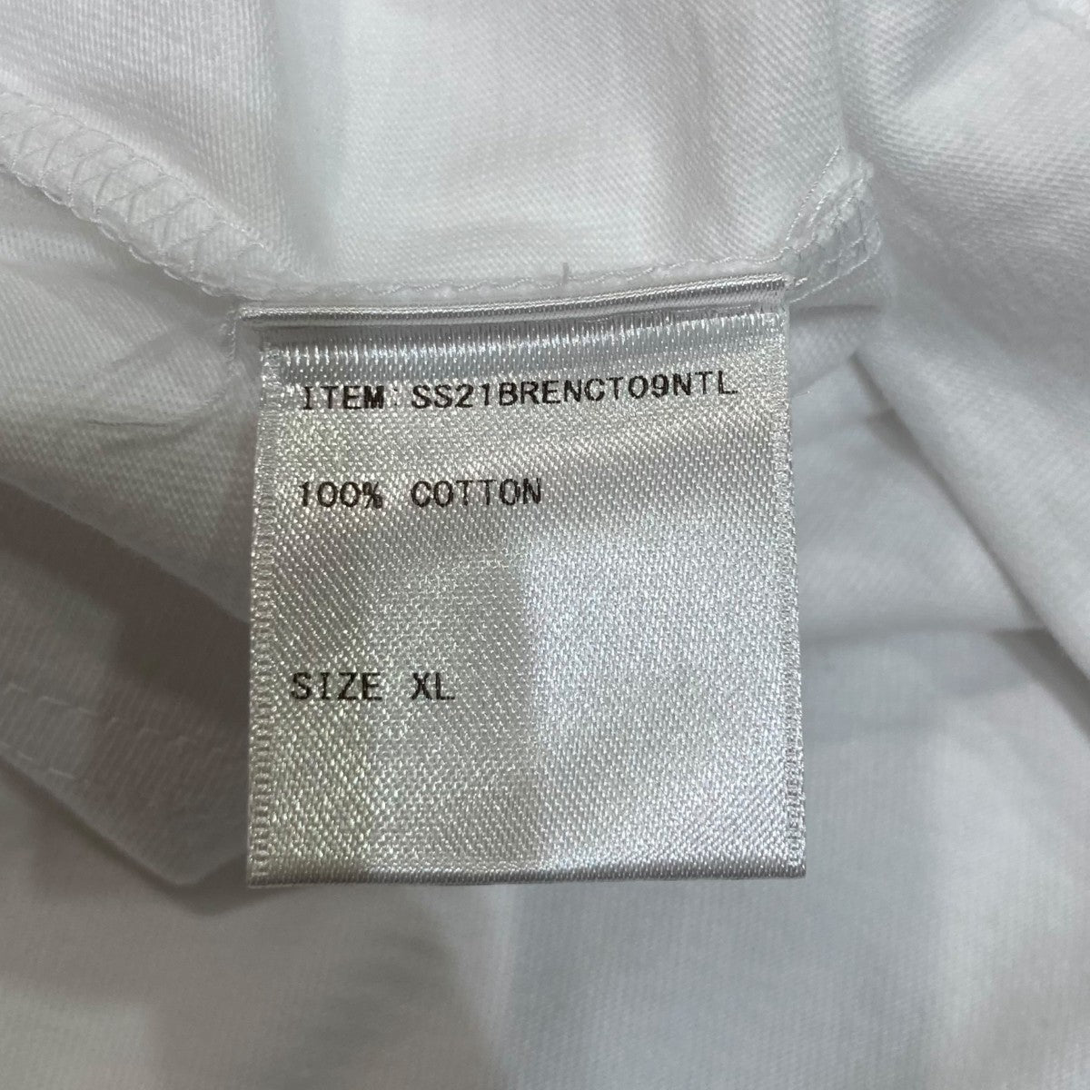 ENNOY 裾ラバーロゴＴシャツSS21BRENCT09NTL 古着・中古-5枚目のアイテム画像