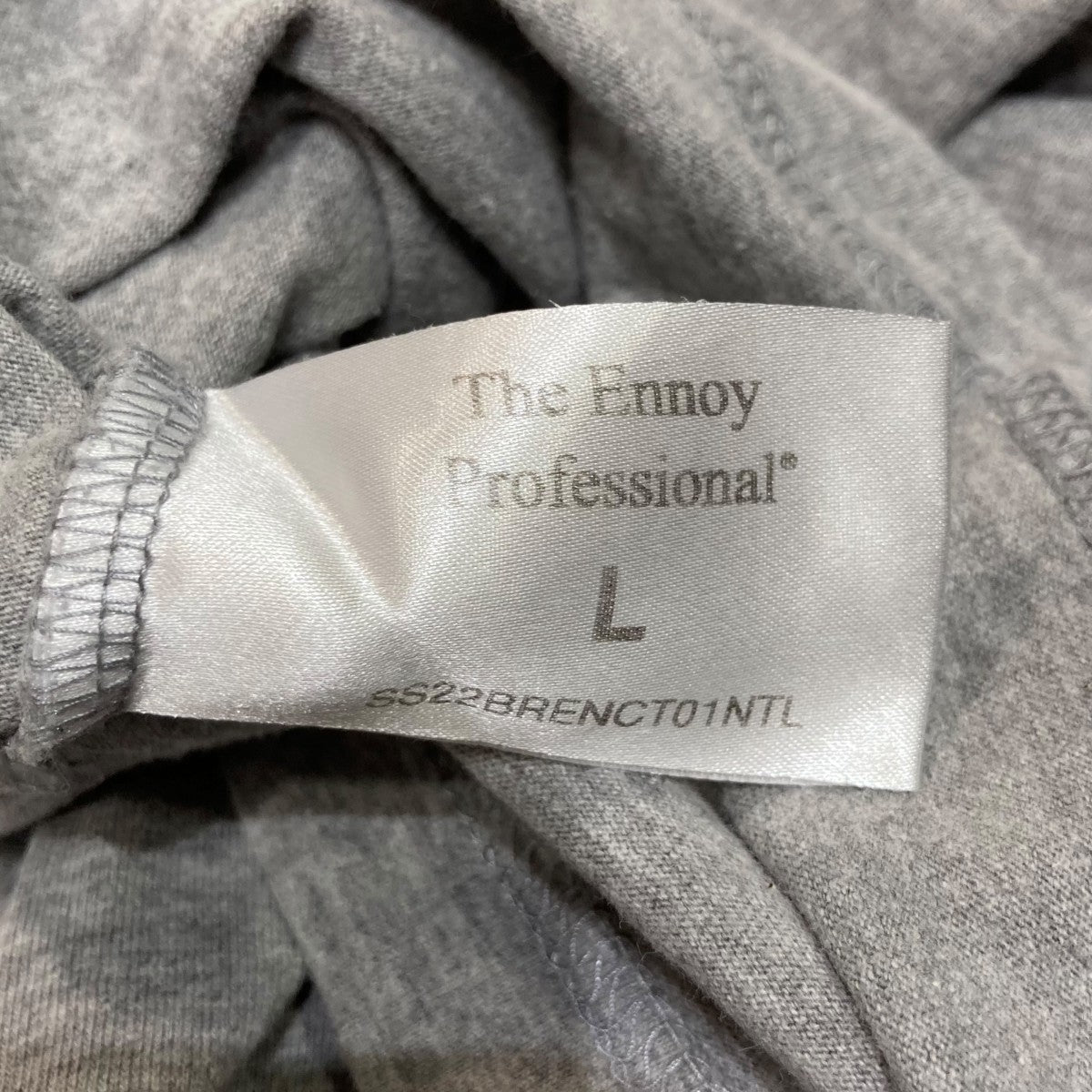 ENNOY 袖ラバーロゴTシャツSS22BRENCT01NTL 古着・中古-5枚目のアイテム画像