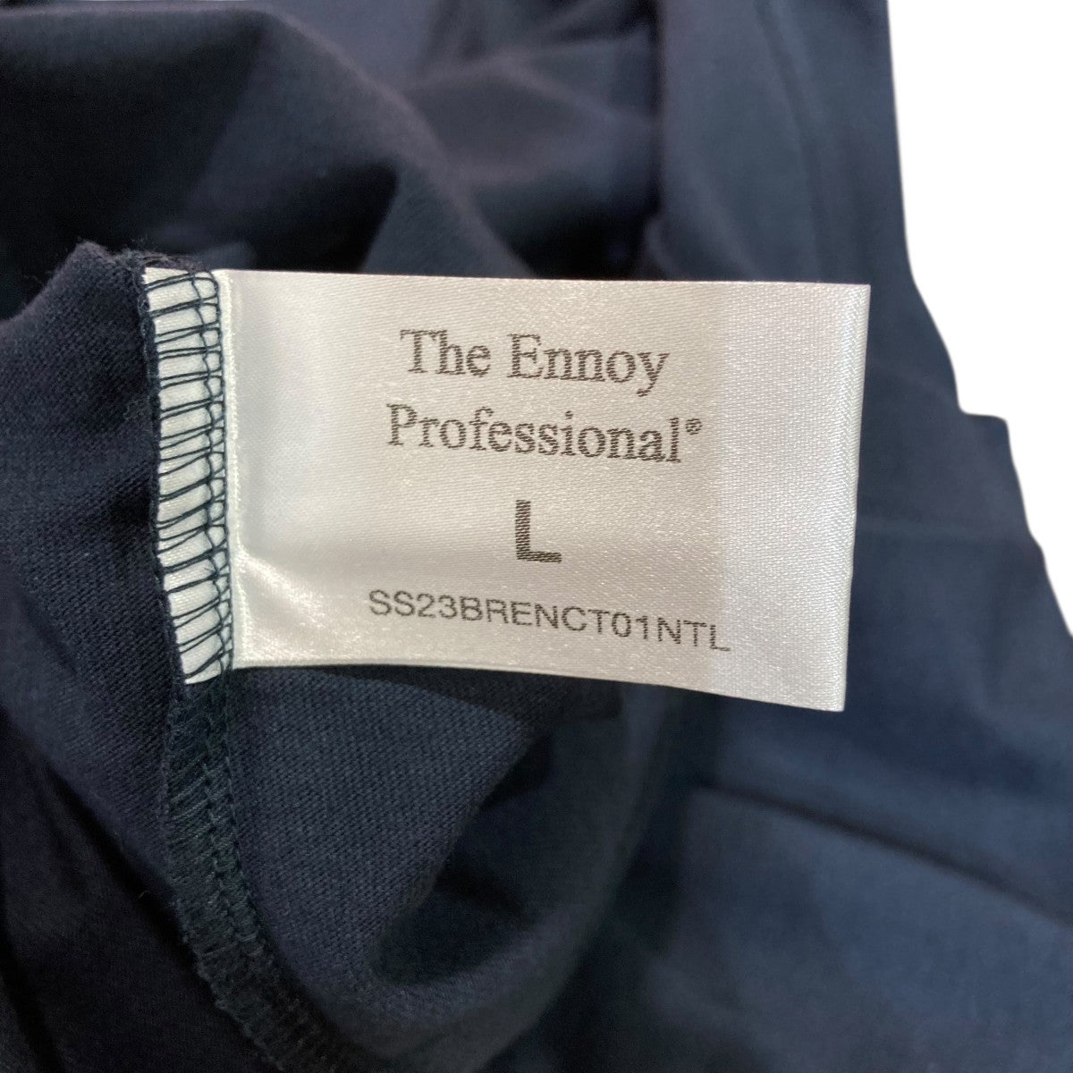 ENNOY 23SSラバーロゴTシャツSS23BRENCT01NTL 古着・中古-4枚目のアイテム画像