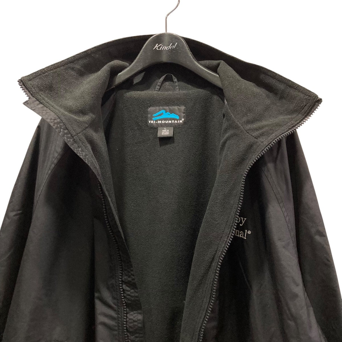 TRI MOUNTAIN ナイロンベストM ブラック　ENNOY SEESEE ENNOY×TRI MOUNTAIN ナイロンフリースジャケット ブラック