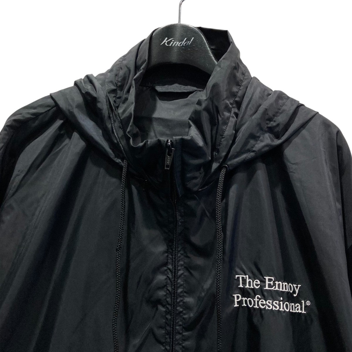 The Ennoy Professional ナイロンジャケット ブラック L ennoy PACKABLE NYLON JACKET BLACK Lサイズ