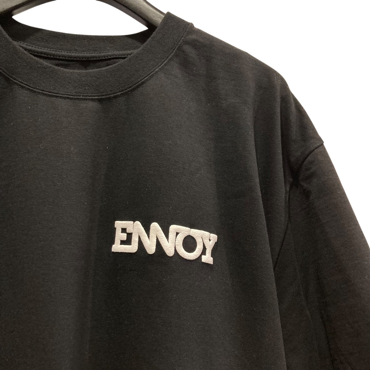 Ennoy L/S T-Shirts L 胸LOGO新品 ENNOY T-SHIRTS Lサイズ 黒 胸ロゴ1枚 - メルカリ