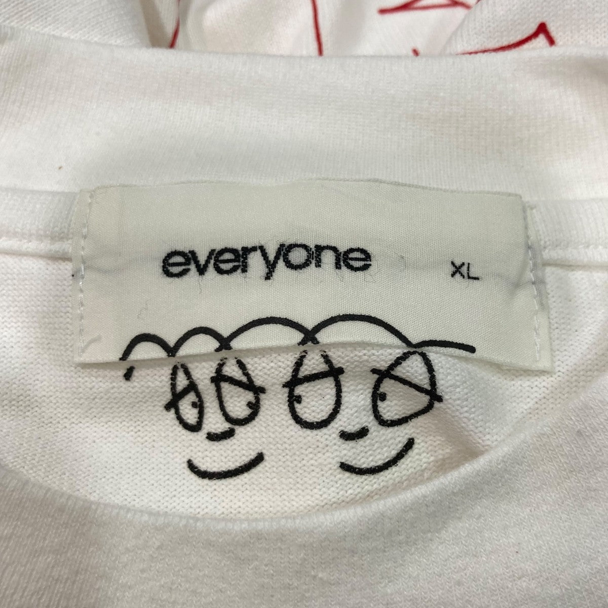 everyone ロゴプリントTシャツEV-CS06 古着・中古-4枚目のアイテム画像