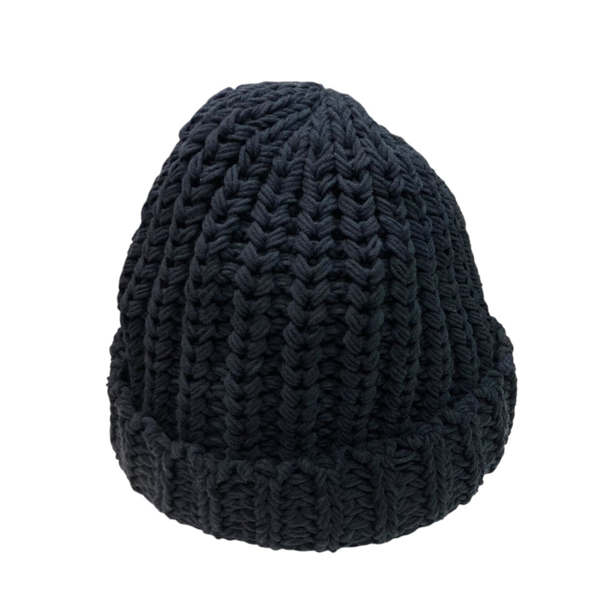 everyone×comes and goes ニット帽 ネイビー COMES AND GOES(カムズアンドゴーズ) COTTON BIG KNITニット
