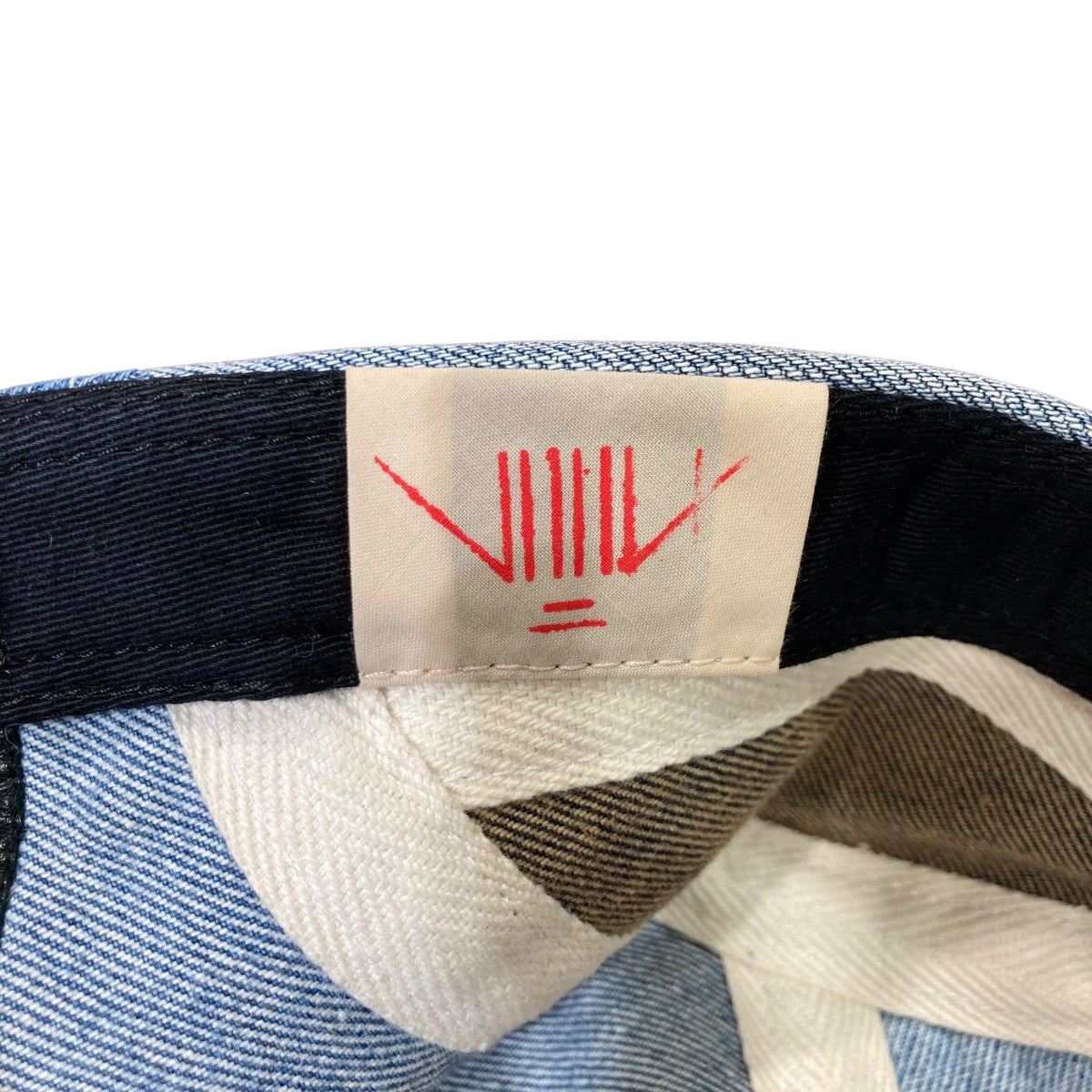 NIR denim patchwork capリメイクデニムキャップ 古着・中古-6枚目のアイテム画像