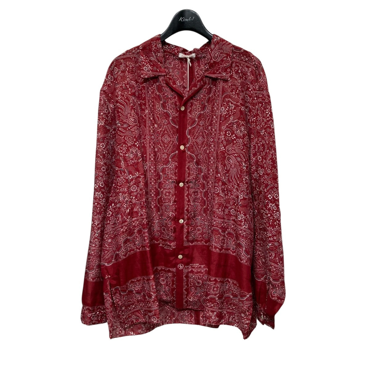 NICENESS 25SSバンダナシャツNN-3701Y15 JAMET 古着・中古-1枚目のアイテム画像