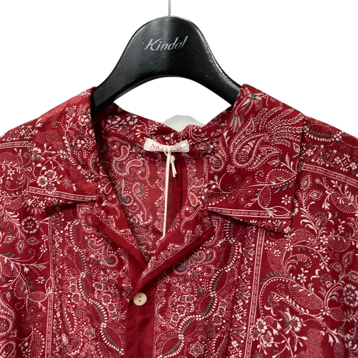 NICENESS 25SSバンダナシャツNN-3701Y15 JAMET 古着・中古-3枚目のアイテム画像