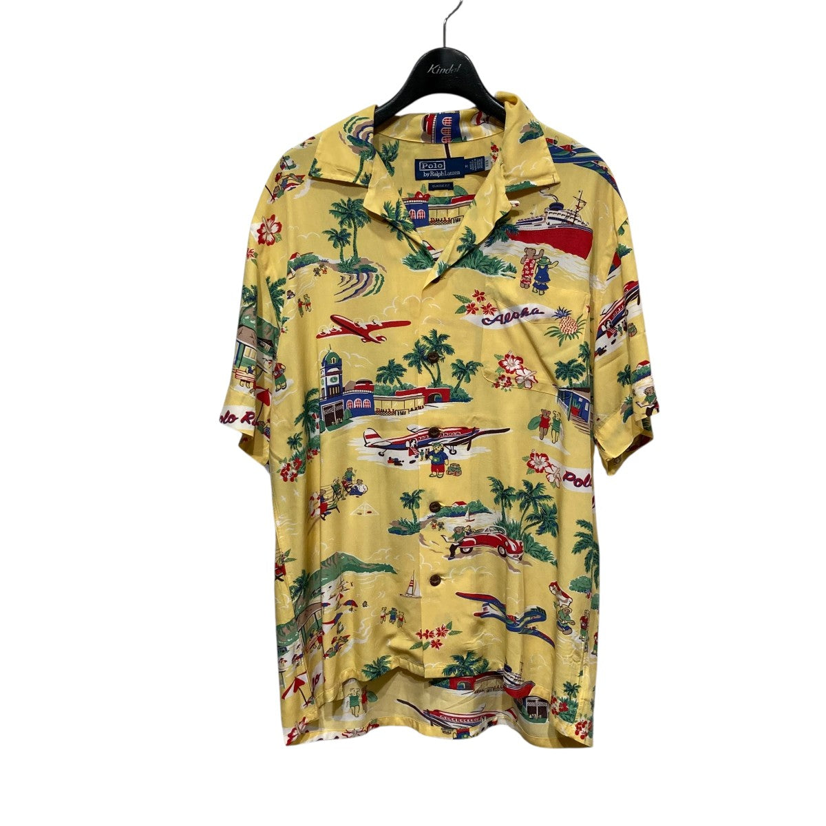 POLORALPH LAURENポロラルフローレンアロハポロベアーポロシャツXL POLO RALPH LAUREN(ポロラルフローレン) ポロベアアロハシャツ