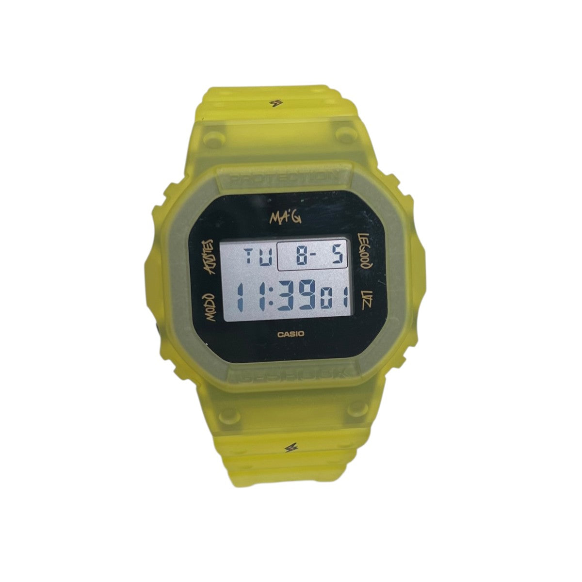 CASIO×J．Balvin 時計DWE-5600JB-1A9JR 古着・中古-1枚目のアイテム画像