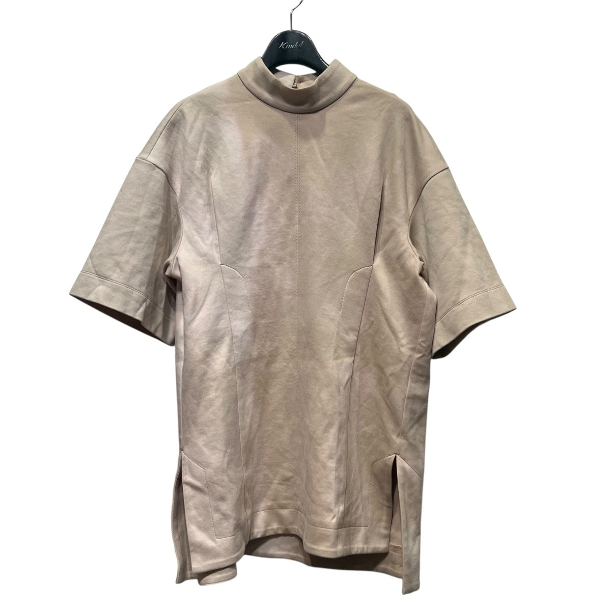 mame kurogouchi 22SS”Itajime Shibori” Cotton Double Face TopハイネックカットソーMM22SS-JS050 古着・中古-1枚目のアイテム画像