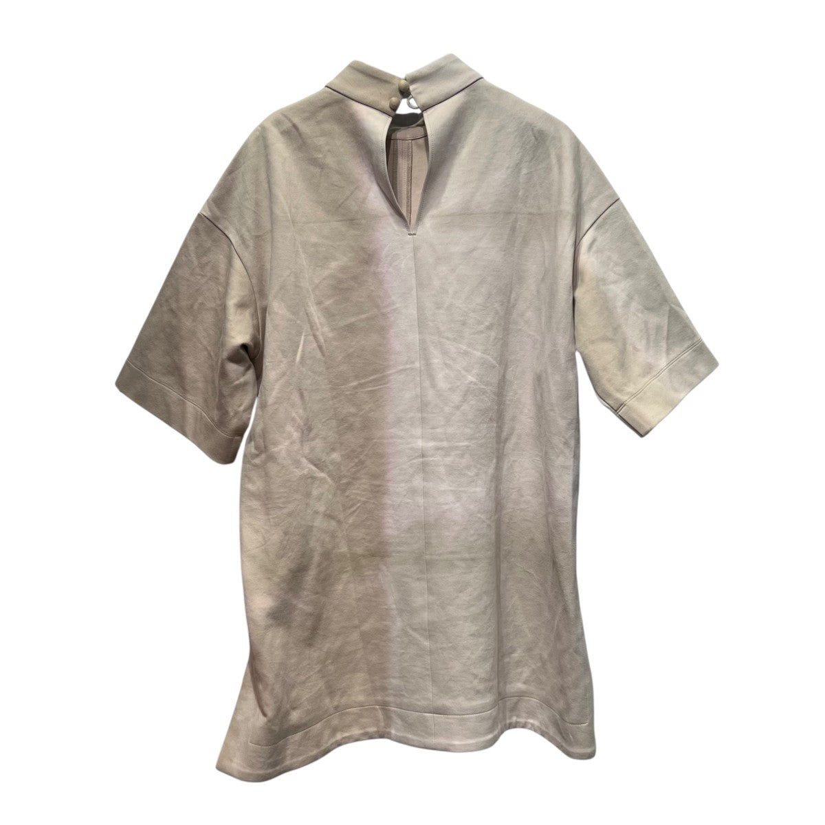 mame kurogouchi 22SS”Itajime Shibori” Cotton Double Face TopハイネックカットソーMM22SS-JS050 古着・中古-2枚目のアイテム画像
