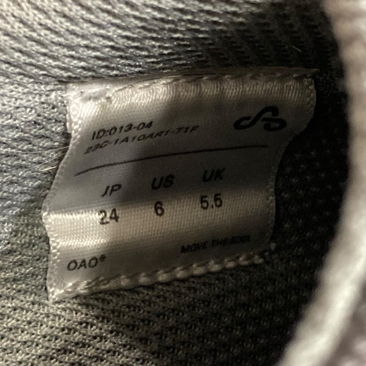 OAO(オーエーオー) SHELLスニーカー ブラック サイズ 24cm｜【公式