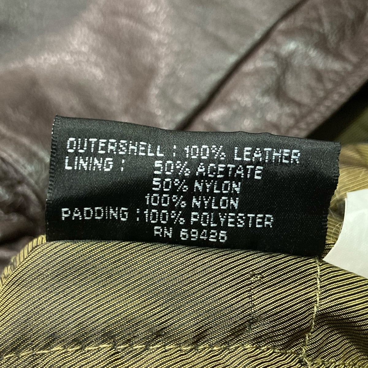 wilsons leather(ウィルソンズレザー) スイングトップレザー