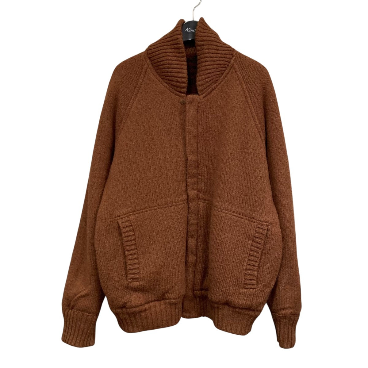 LOEWE(ロエベ) リバーシブルニットブルゾン ブラウン サイズ M｜【公式