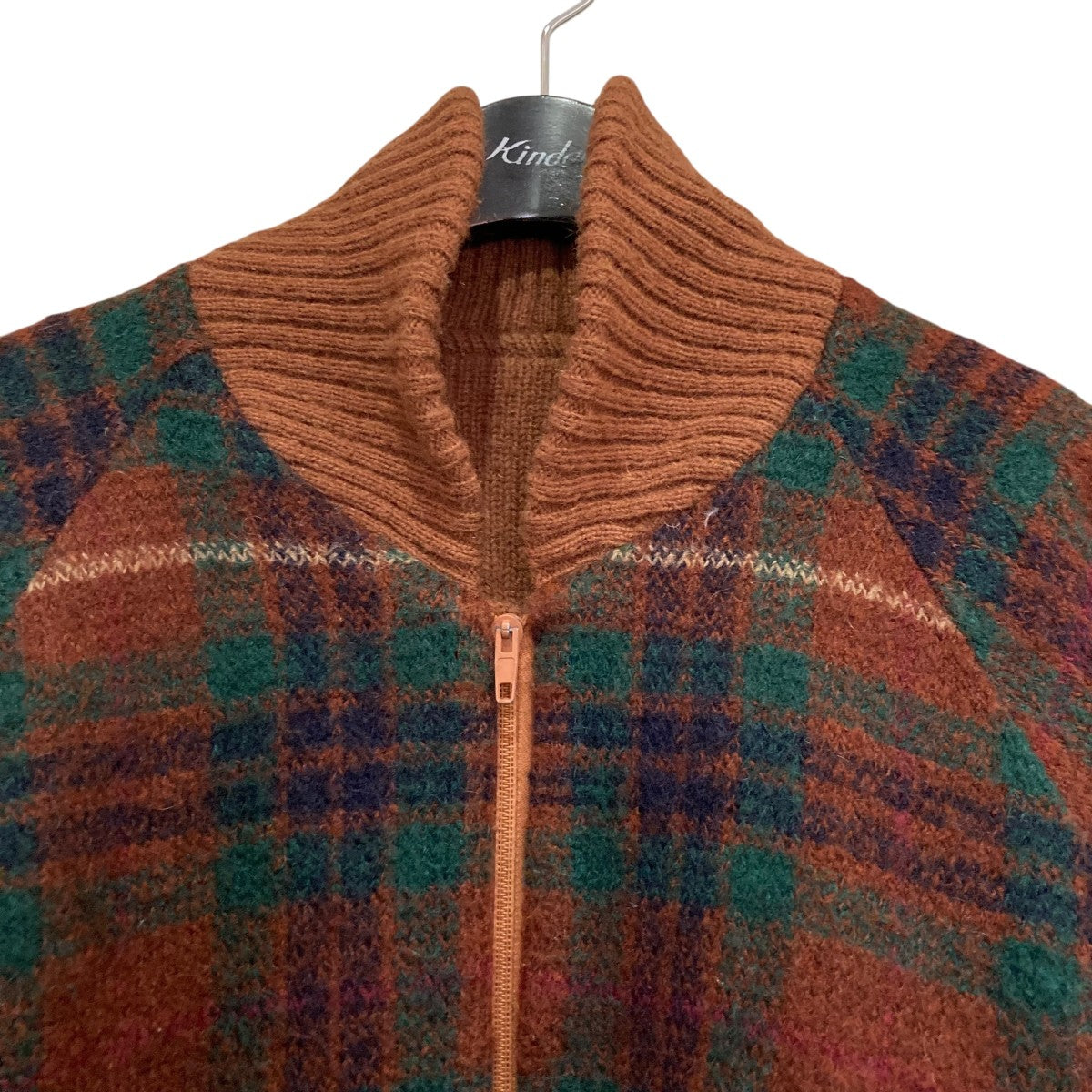 LOEWE(ロエベ) リバーシブルニットブルゾン ブラウン サイズ M｜【公式