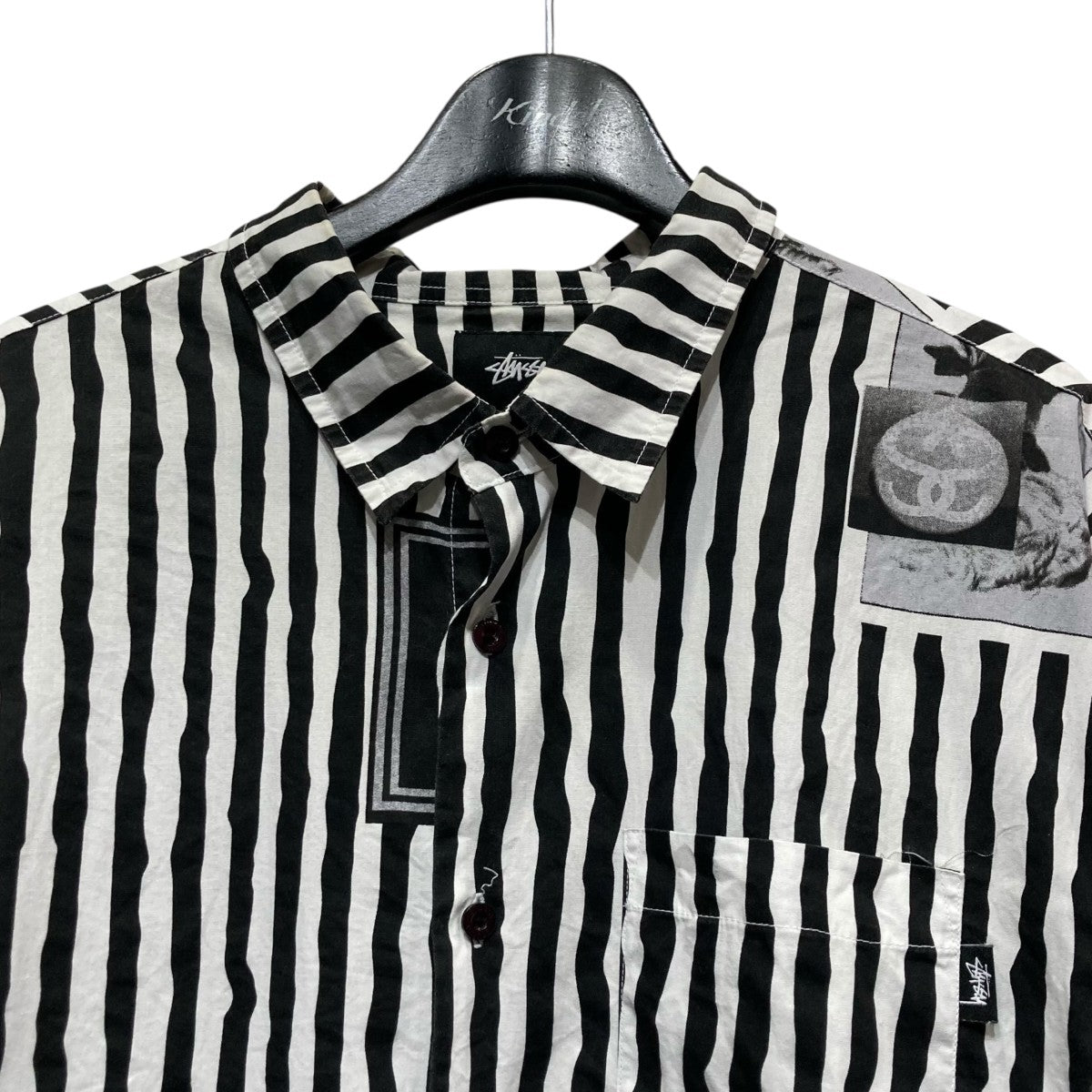 stussy(ステューシー) WAVY STRIPE SHIRTストライプシャツ