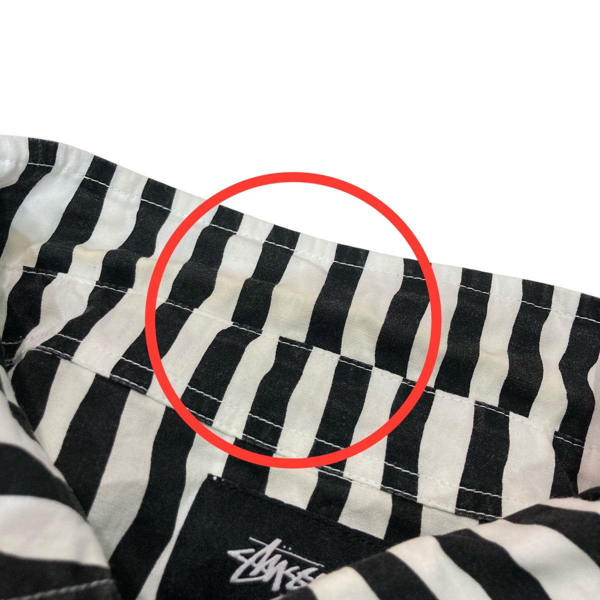 STUSSYステューシー　ストライプワークシャツ　M STUSSY（ステューシー）の「STUSSY/ステューシー CLASSIC OXFORD