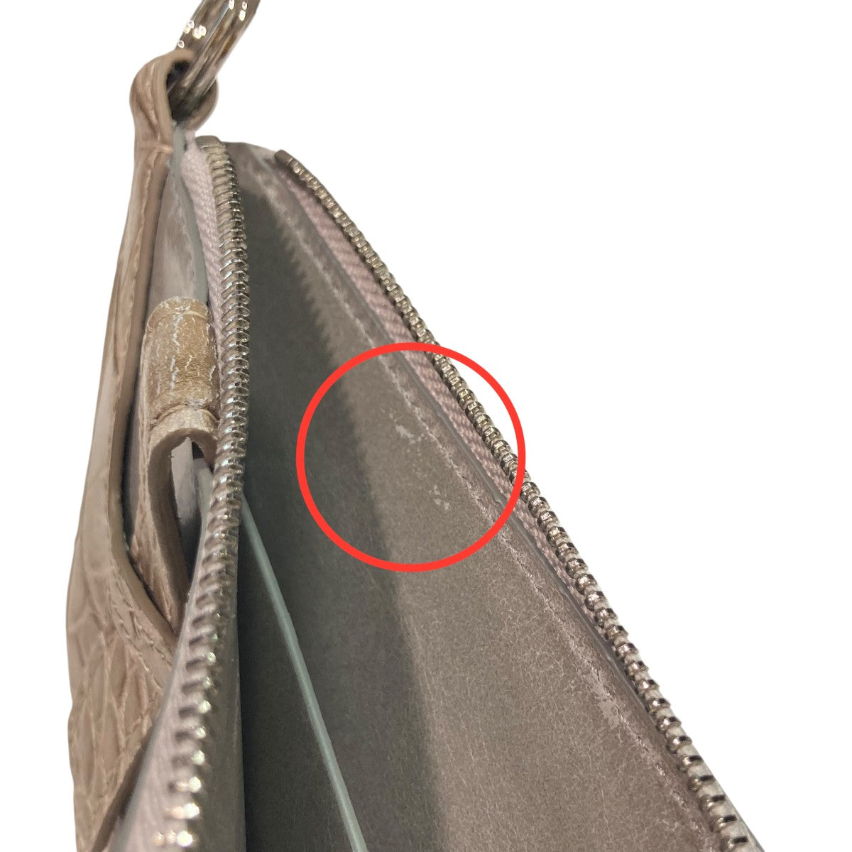 Kiko Kostadinov(キココスタディノフ) レザーキーチェーン グレー