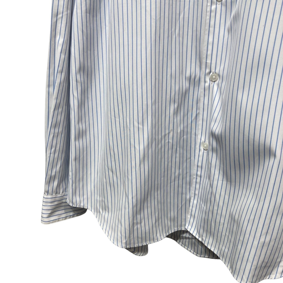 JOHN SMEDLEY(ジョンスメドレー) ストライプバンドカラーシャツ