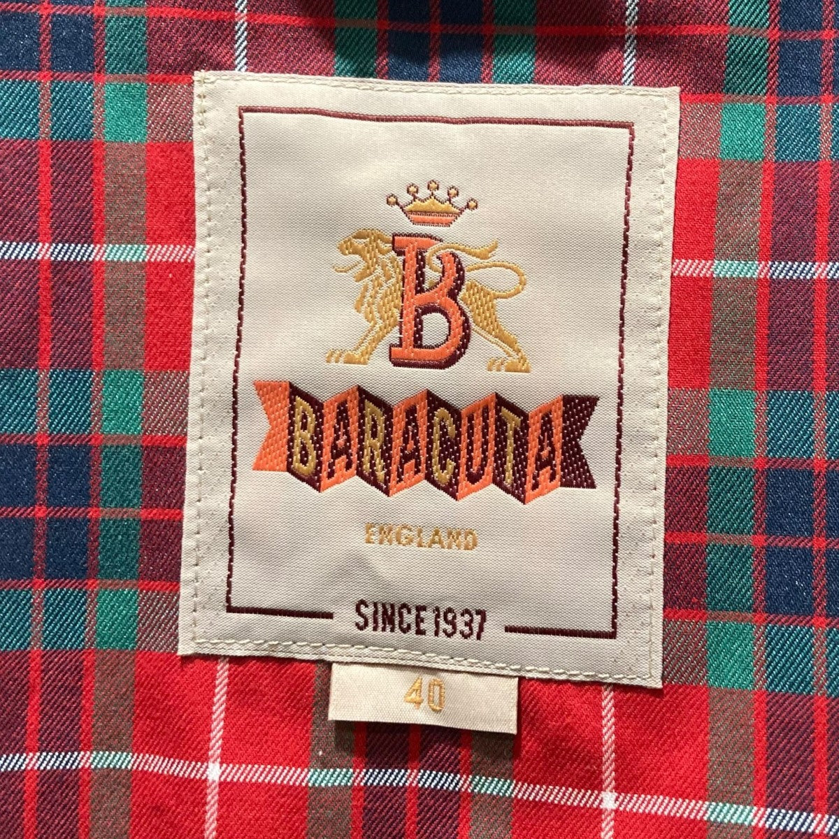 BARACUTA×HEUGN G3ジャケット251MBRCPS1159 UT3042