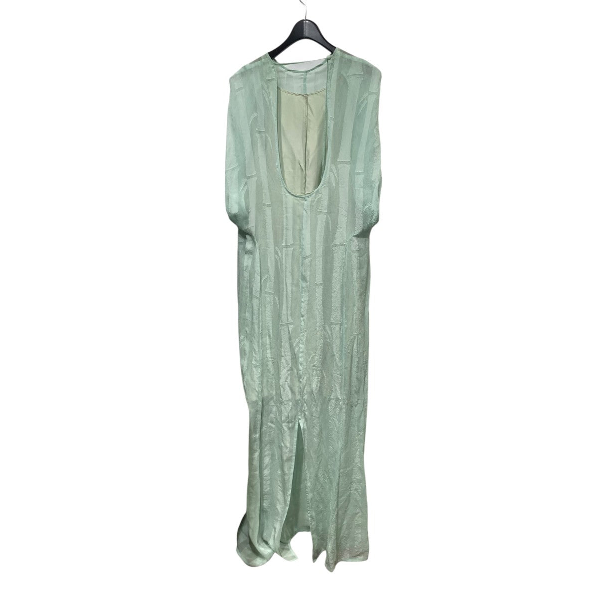 mame kurogouchi 23SSBamboo Motif Willow Jacquard Sheer DressノースリーブシアーワンピースMM23SS-DR013 古着・中古-2枚目のアイテム画像
