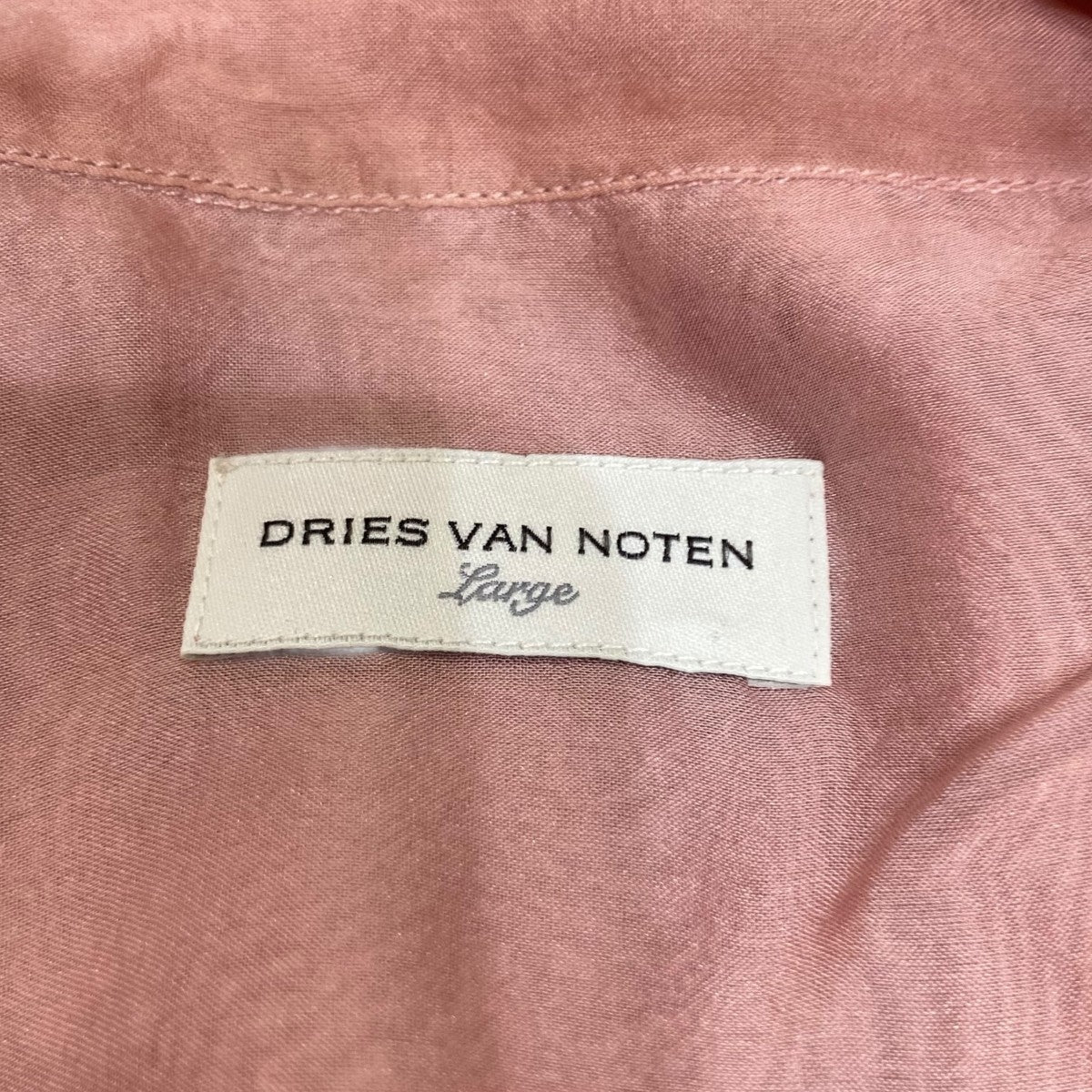 DRIES VAN NOTEN シルク半袖シャツ 古着・中古-4枚目のアイテム画像