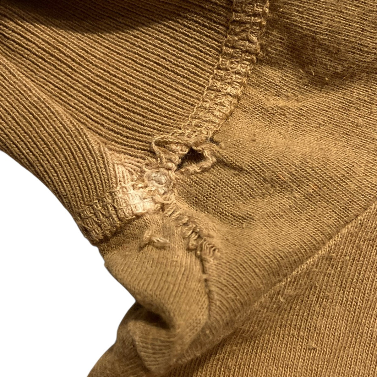 RRL ダメージ加工ヘンリーネックTシャツ 古着・中古-6枚目のアイテム画像