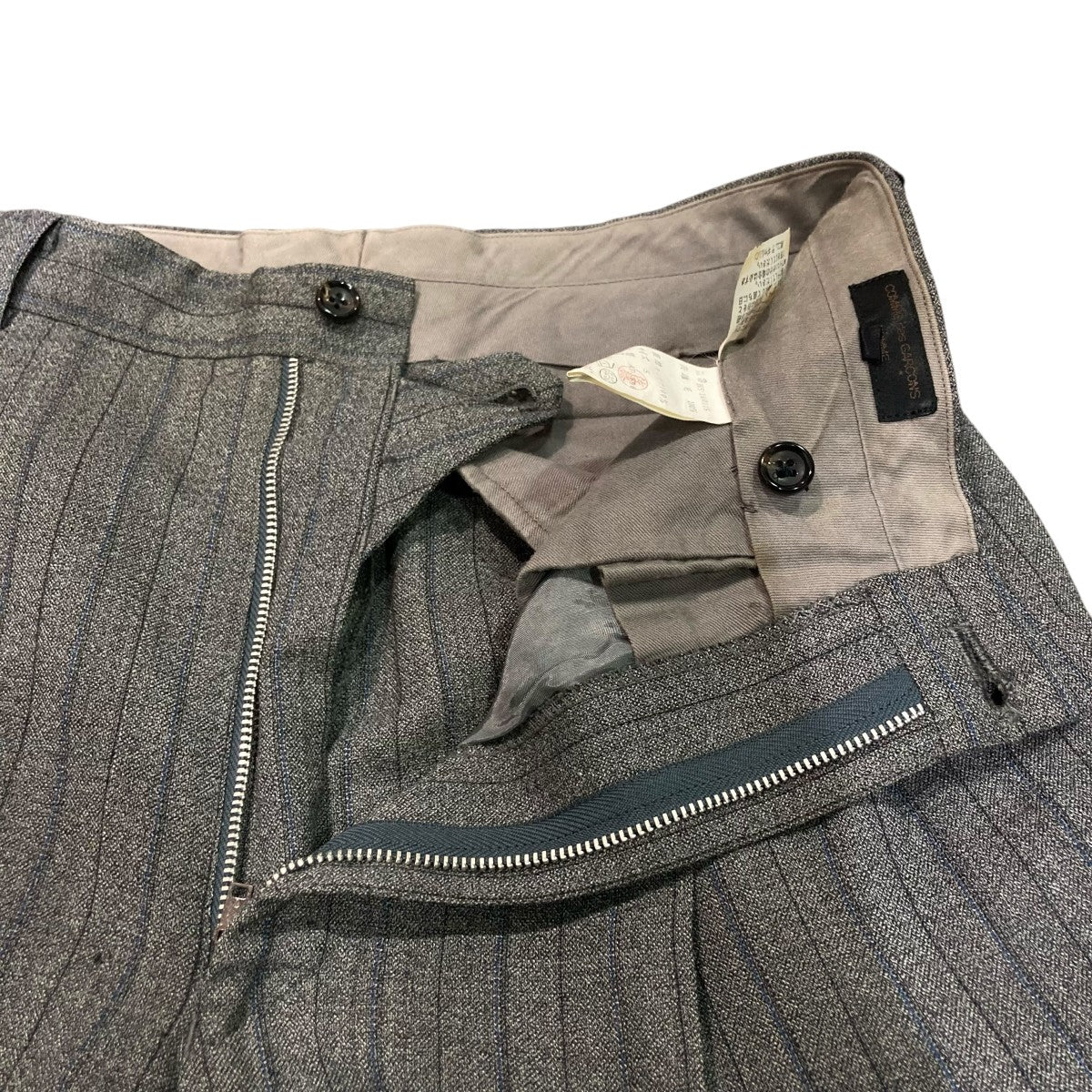 AD1996 COMME des GARÇONS 綿麻セットアップスーツ S AD1996 COMME des GARÇONS 綿麻セットアップスーツ S